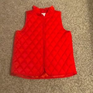 Crown and Ivy Red puffer vest